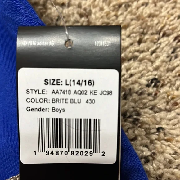 Adidas NWT boys tank - Picture 3 of 3